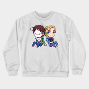 Chibi Cryaotic and Pewdiepie Crewneck Sweatshirt